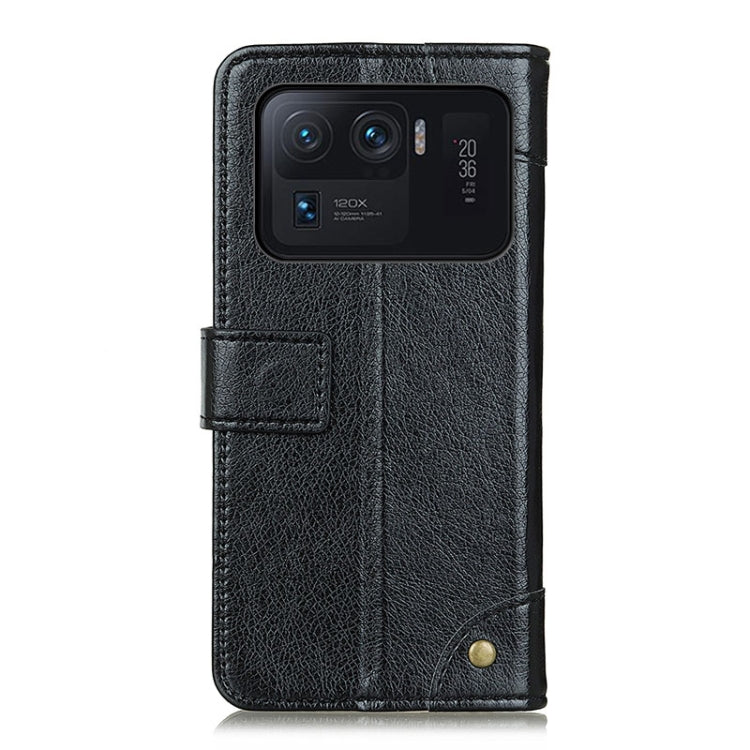 For Xiaomi Mi 11 Ultra Copper Buckle Nappa Texture Horizontal Flip Leather Case with Holder & Card Slots & Wallet