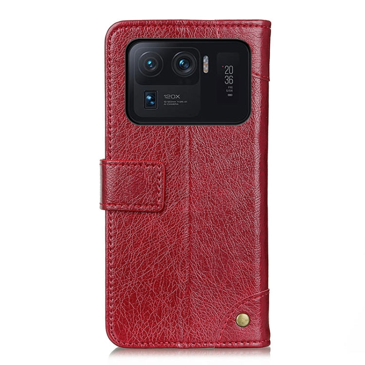 For Xiaomi Mi 11 Ultra Copper Buckle Nappa Texture Horizontal Flip Leather Case with Holder & Card Slots & Wallet