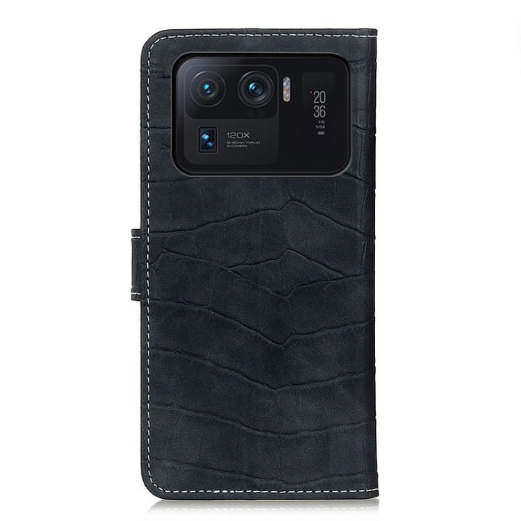 For Xiaomi Mi 11 Ultra Crocodile Texture Horizontal Flip Leather Case with Holder & Card Slots & Wallet & Photo Frame