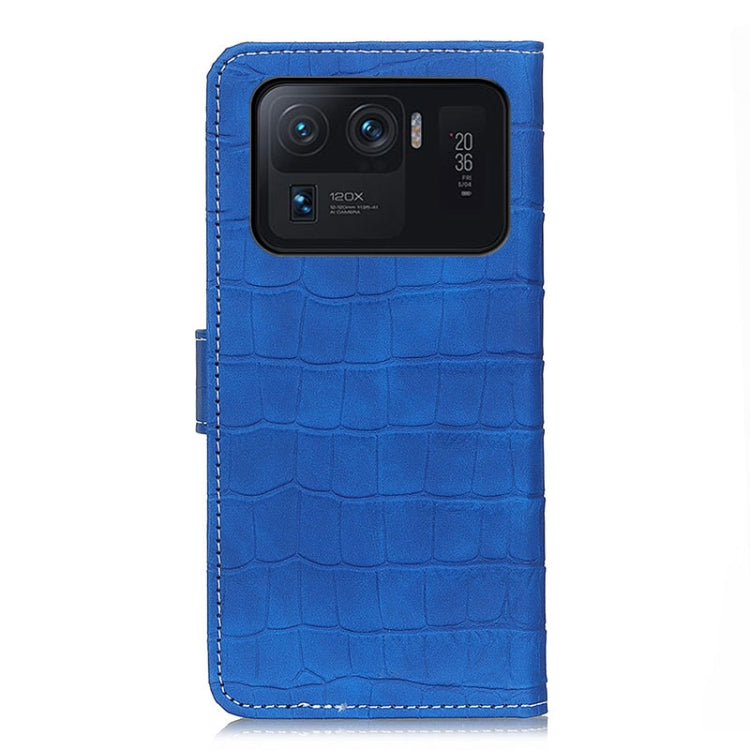 For Xiaomi Mi 11 Ultra Crocodile Texture Horizontal Flip Leather Case with Holder & Card Slots & Wallet & Photo Frame