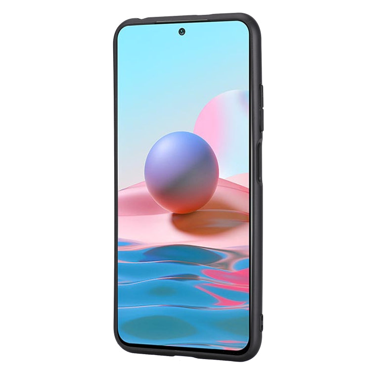 For Xiaomi Redmi Note 10 5G Crazy Horse Textured Calfskin PU+PC+TPU Case