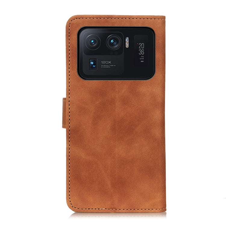 For Xiaomi Mi 11 Ultra KHAZNEH Retro Texture PU + TPU Horizontal Flip Leather Case with Holder & Card Slots & Wallet