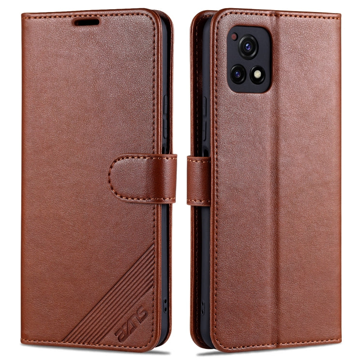 For vivo Y52s AZNS Sheepskin Texture Horizontal Flip Leather Case with Holder & Card Slots & Wallet