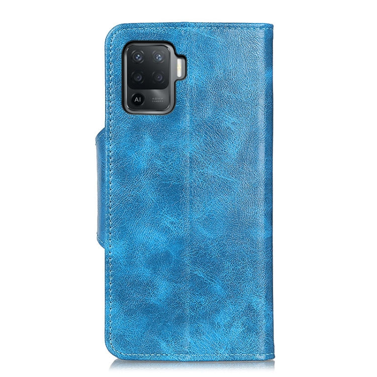 For OPPO A94 / F19 Pro Crazy Horse Texture Horizontal Flip Leather Case with Holder & 6-Card Slots & Wallet