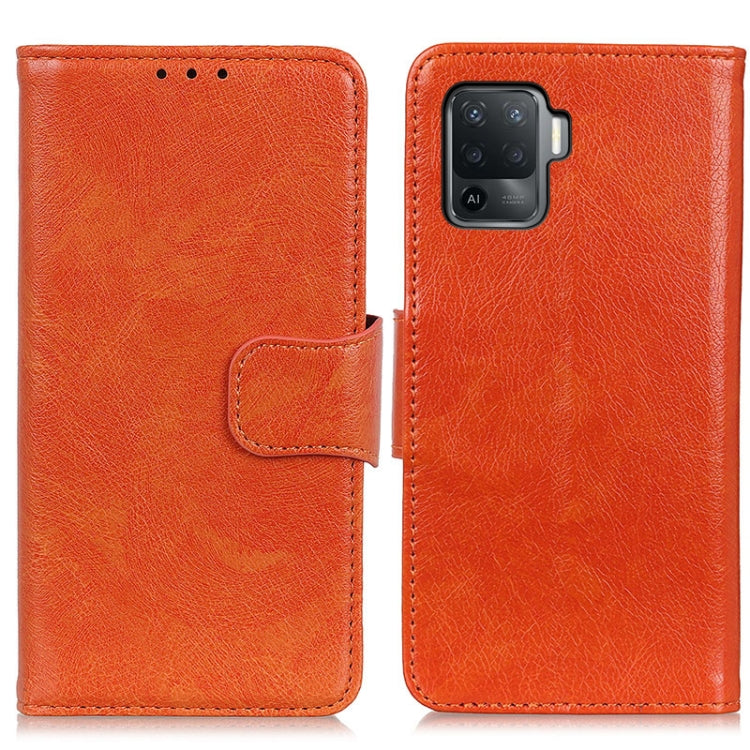 For OPPO A94 / F19 Pro Nappa Texture Horizontal Flip Leather Case with Holder & Card Slots & Wallet