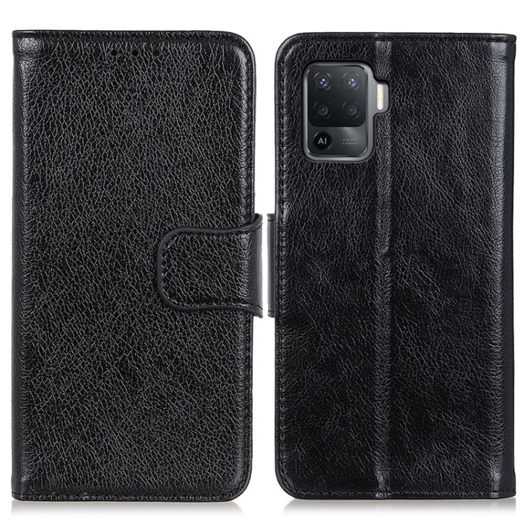 For OPPO A94 / F19 Pro Nappa Texture Horizontal Flip Leather Case with Holder & Card Slots & Wallet