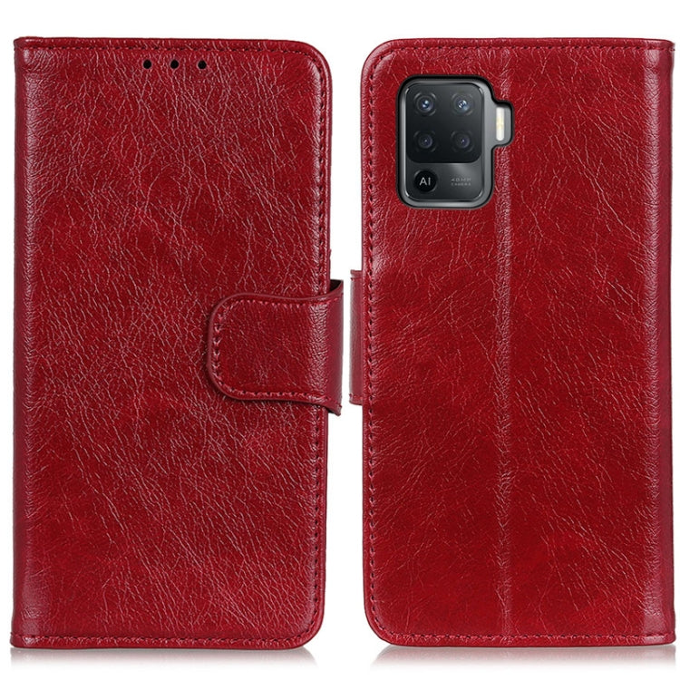 For OPPO A94 / F19 Pro Nappa Texture Horizontal Flip Leather Case with Holder & Card Slots & Wallet