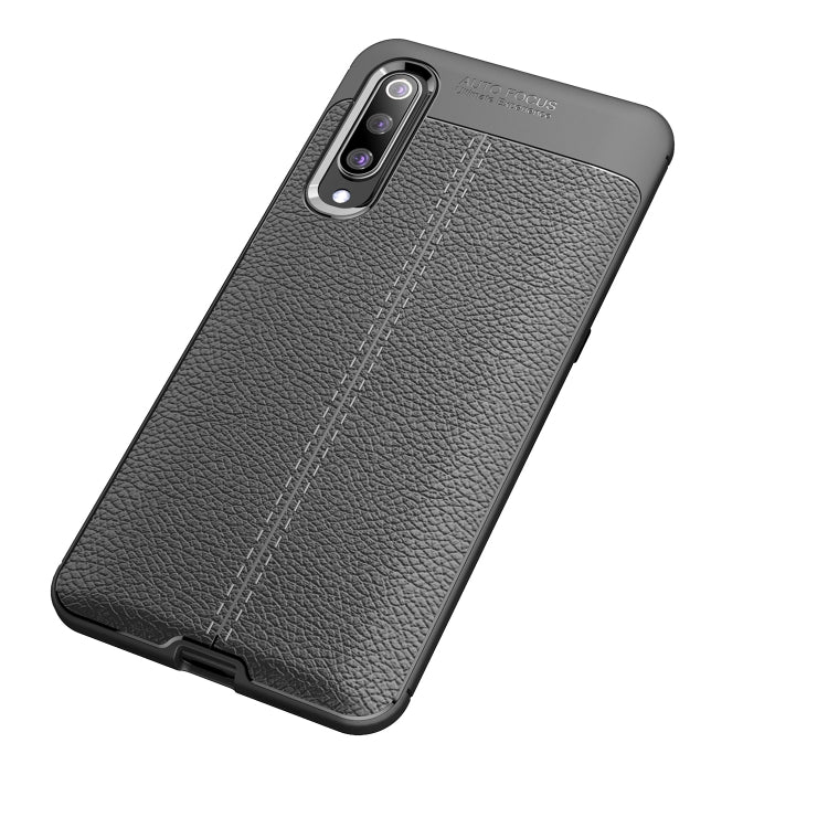 For Xiaomi Mi 9 Pro 5G Litchi Texture TPU Shockproof Protective Case