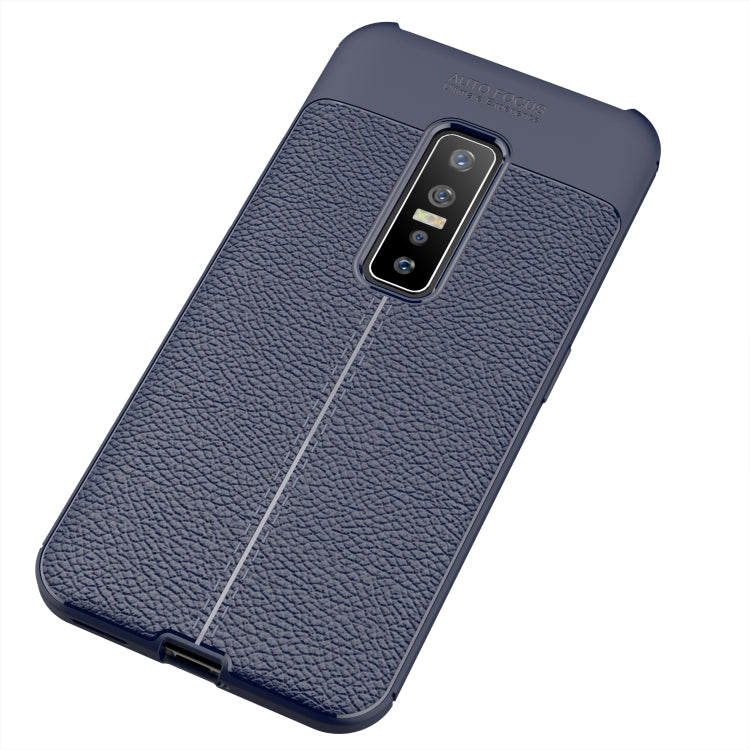 For Vivo V17 Pro Litchi Texture TPU Shockproof Protective Case