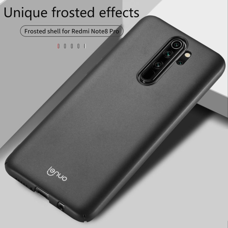 For Xiaomi Redmi Note 8 Pro lenuo Leshield Series Ultra-thin PC Case