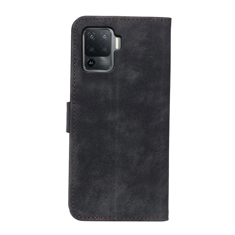 For OPPO A94 / F19 Pro Antelope Texture Magnetic Buckle Horizontal Flip PU Leather Case with Card Slots & Wallet & Holder