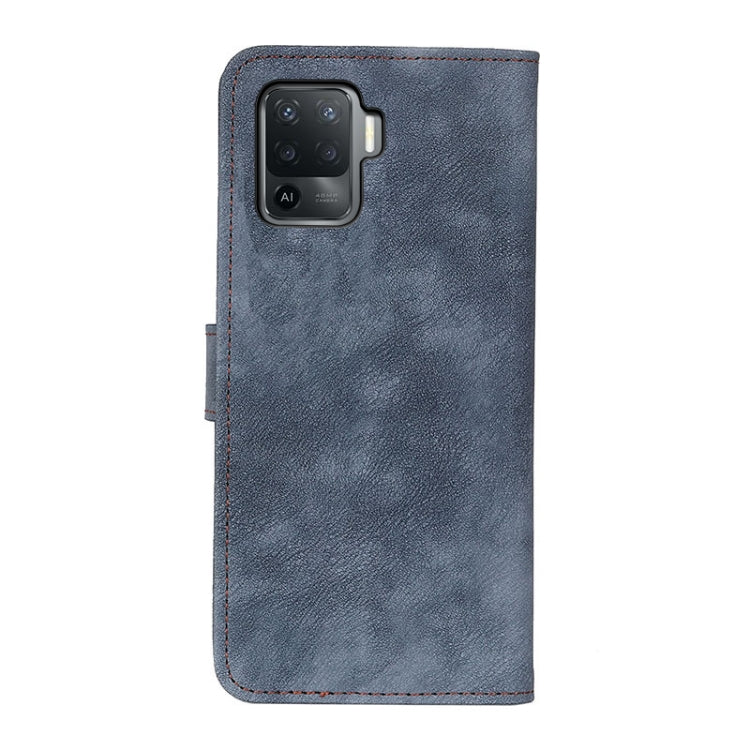 For OPPO A94 / F19 Pro Antelope Texture Magnetic Buckle Horizontal Flip PU Leather Case with Card Slots & Wallet & Holder