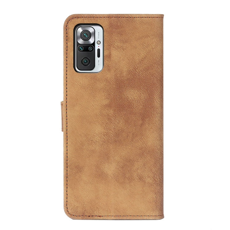 For Xiaomi Redmi Note 10 Pro Antelope Texture Magnetic Buckle Horizontal Flip PU Leather Case with Card Slots & Wallet & Holder