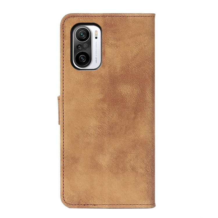 For Xiaomi Poco F3 / 11i Antelope Texture Magnetic Buckle Horizontal Flip PU Leather Case with Card Slots & Wallet & Holder