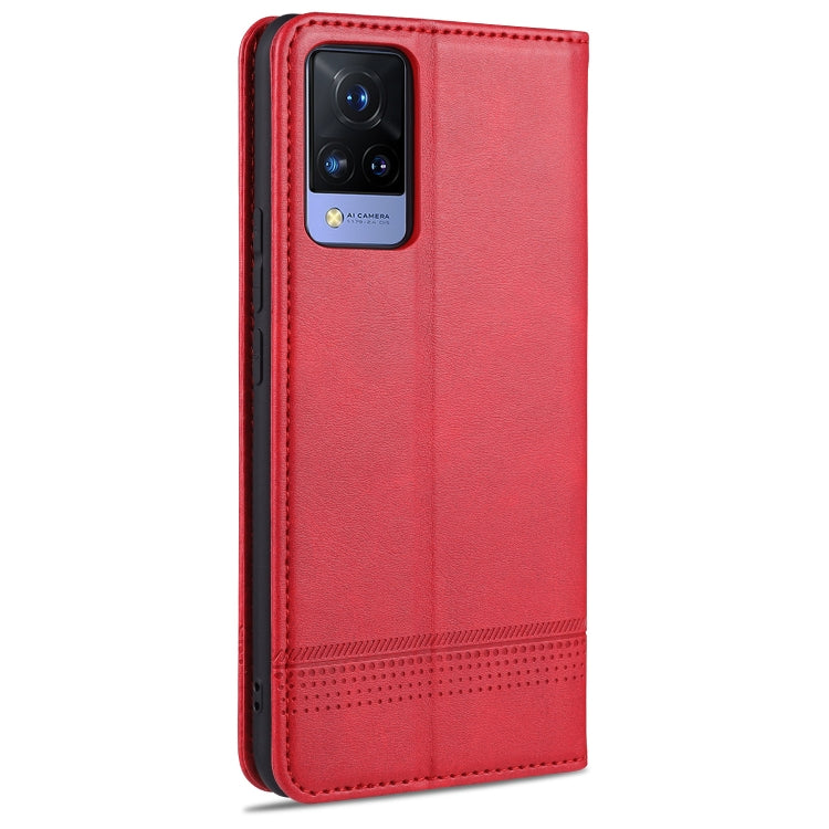 For vivo S9e AZNS Magnetic Calf Texture Horizontal Flip Leather Case with Card Slots & Holder & Wallet