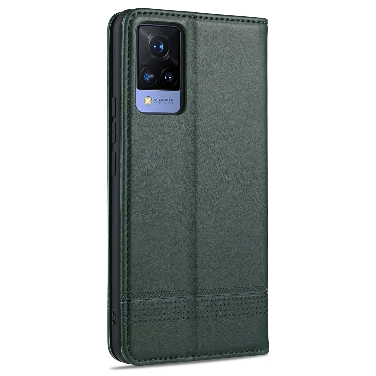 For vivo S9e AZNS Magnetic Calf Texture Horizontal Flip Leather Case with Card Slots & Holder & Wallet