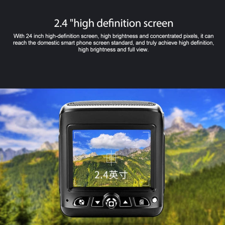 MSY-301 Car DVR Camera + Radar Detector 2.4 inch Screen FHD 1080P, Support GPS / TF Card / G-Sensor / Loop Recording