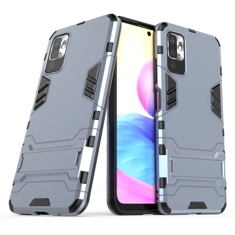 For Xiaomi Redmi Note 10 5G Shockproof PC + TPU Protective Case with Hidden Holder