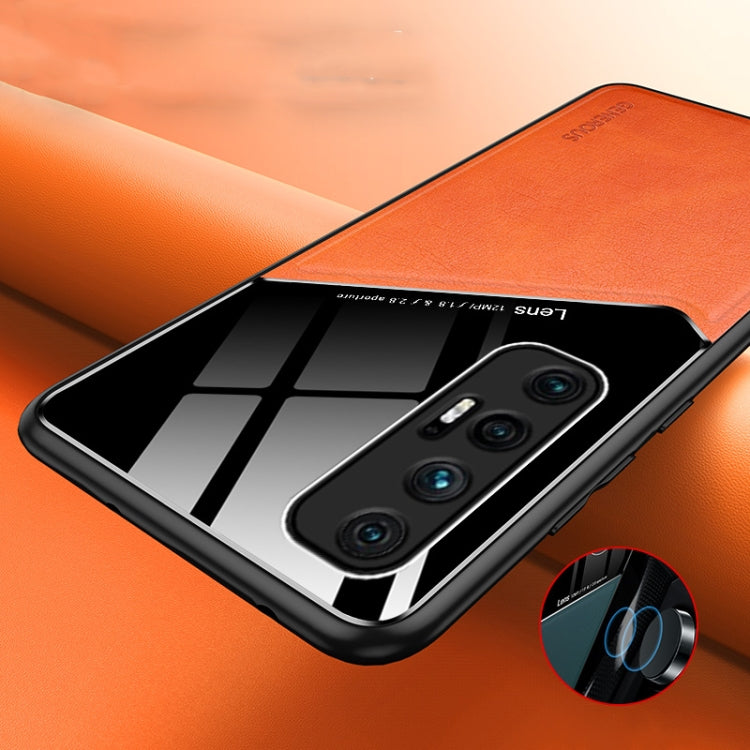 For Xiaomi Mi 10S All-inclusive Leather + Organic Glass Protective Case with Metal Iron Sheet