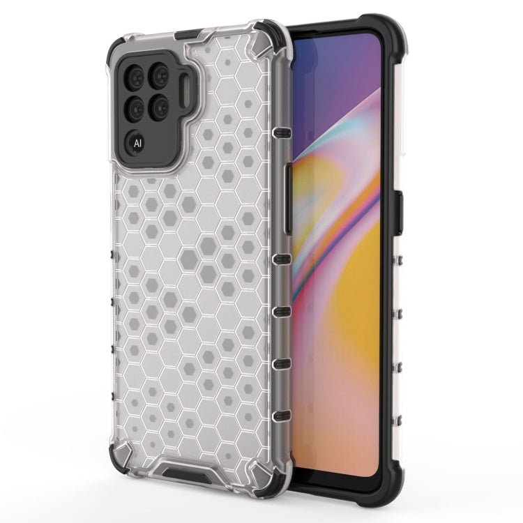 For OPPO A94 Shockproof Honeycomb PC + TPU Case