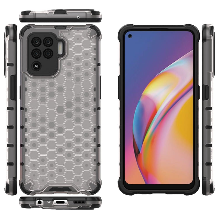 For OPPO A94 Shockproof Honeycomb PC + TPU Case