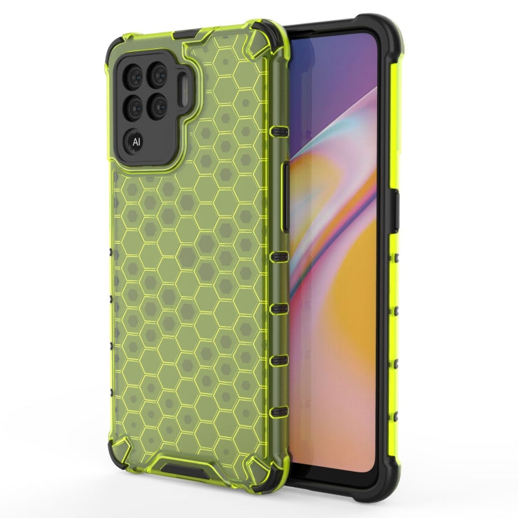 For OPPO A94 Shockproof Honeycomb PC + TPU Case