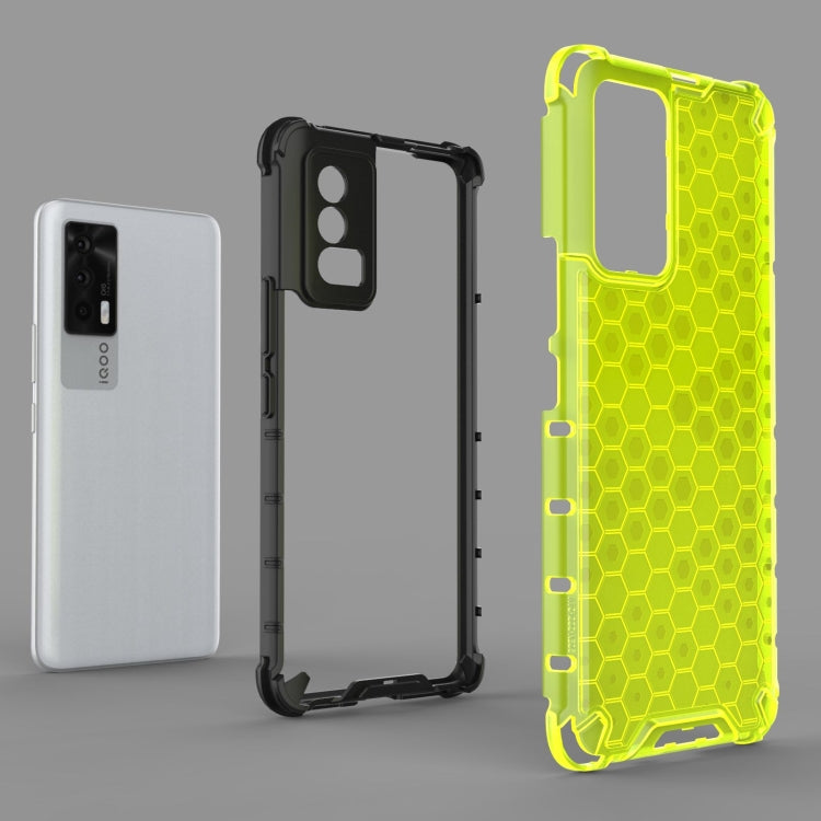 For vivo iQOO Neo5 Shockproof Honeycomb PC + TPU Case