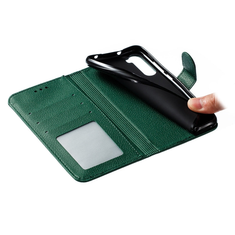 For Xiaomi Redmi Note 8 Feather Pattern Litchi Texture Horizontal Flip Leather Case with Holder & Wallet & Card Slots