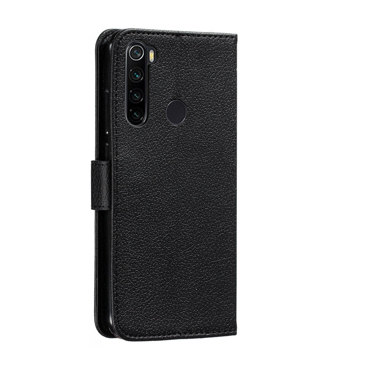 For Xiaomi Redmi Note 8 Feather Pattern Litchi Texture Horizontal Flip Leather Case with Holder & Wallet & Card Slots