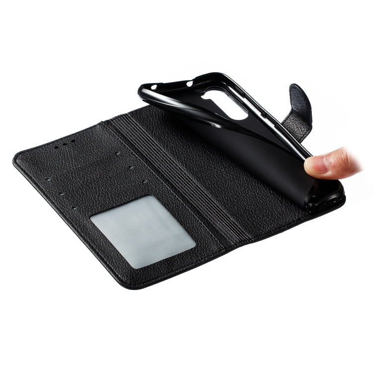 For Xiaomi Redmi Note 8 Feather Pattern Litchi Texture Horizontal Flip Leather Case with Holder & Wallet & Card Slots