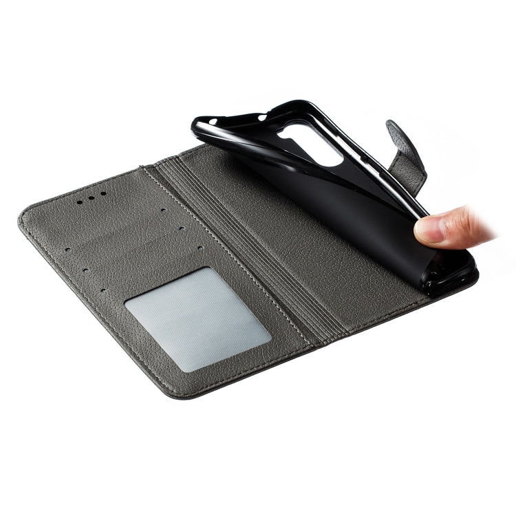 For Xiaomi Redmi Note 8 Feather Pattern Litchi Texture Horizontal Flip Leather Case with Holder & Wallet & Card Slots