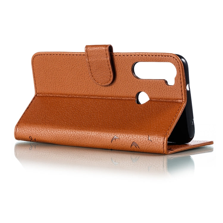 For Xiaomi Redmi Note 8 Feather Pattern Litchi Texture Horizontal Flip Leather Case with Holder & Wallet & Card Slots