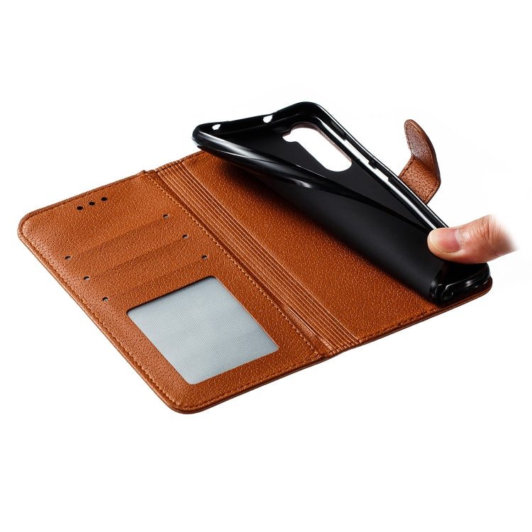 For Xiaomi Redmi Note 8 Feather Pattern Litchi Texture Horizontal Flip Leather Case with Holder & Wallet & Card Slots