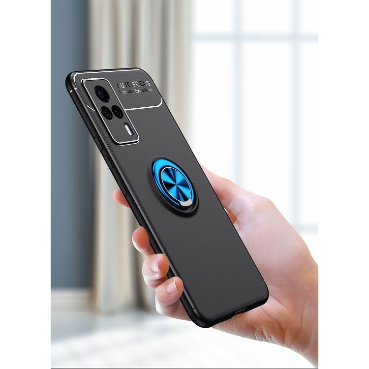 For vivo S9e Metal Ring Holder 360 Degree Rotating TPU Case
