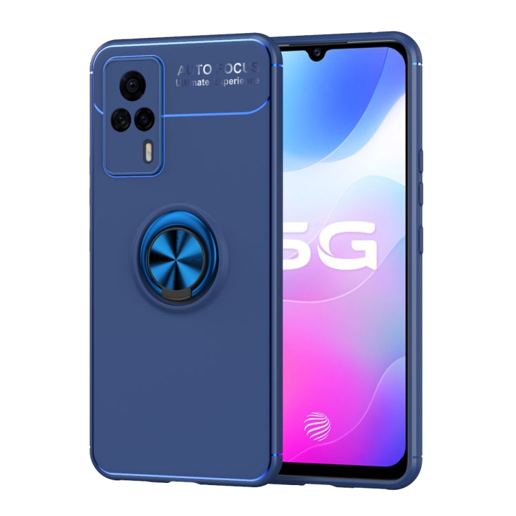 For vivo S9e Metal Ring Holder 360 Degree Rotating TPU Case