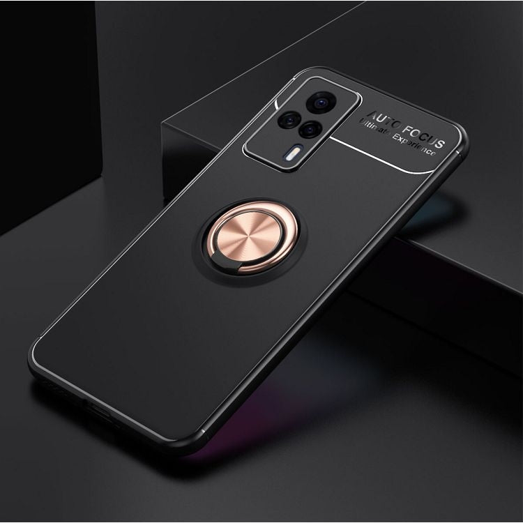 For vivo S9e Metal Ring Holder 360 Degree Rotating TPU Case