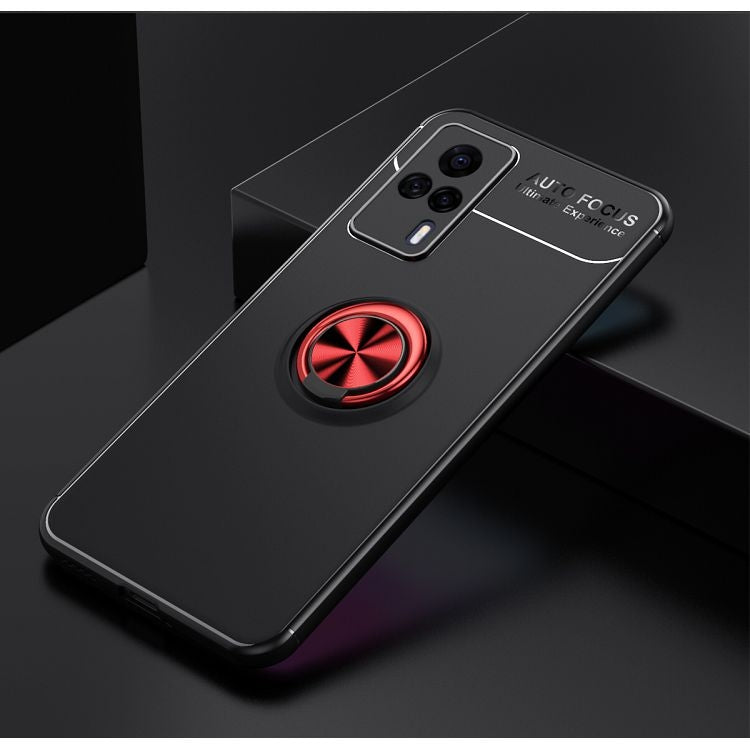 For vivo S9e Metal Ring Holder 360 Degree Rotating TPU Case