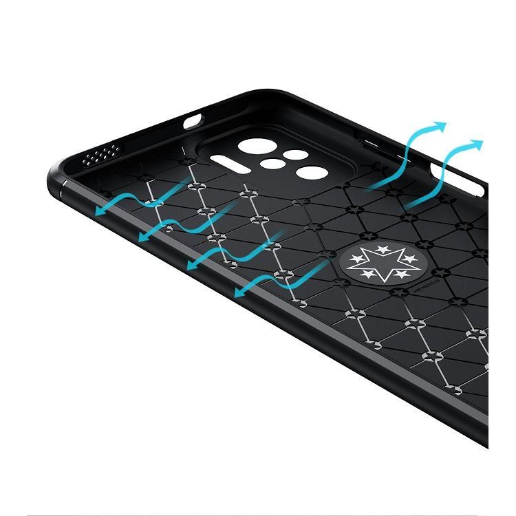 For Xiaomi Redmi Note 10 Metal Ring Holder 360 Degree Rotating TPU Case