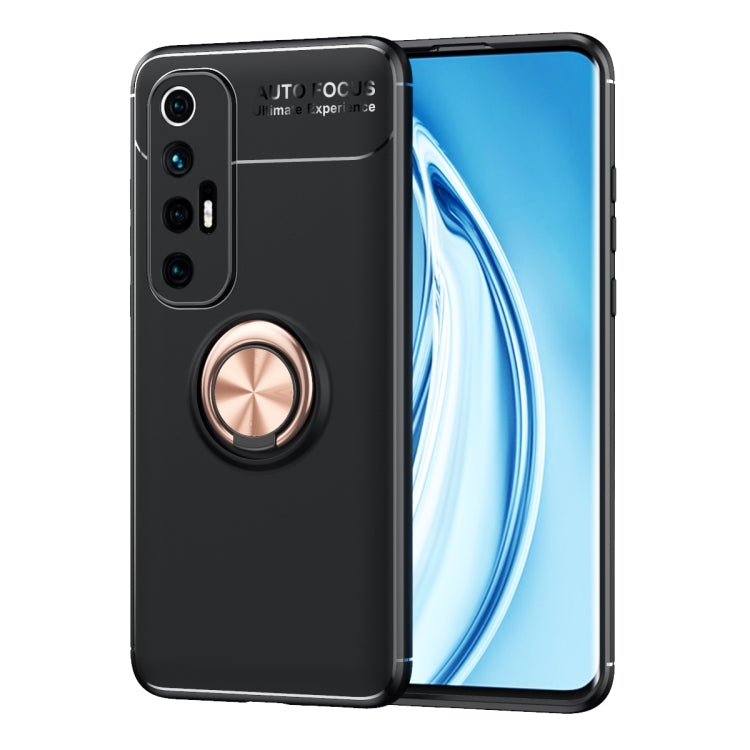 For Xiaomi Mi 10S Metal Ring Holder 360 Degree Rotating TPU Case