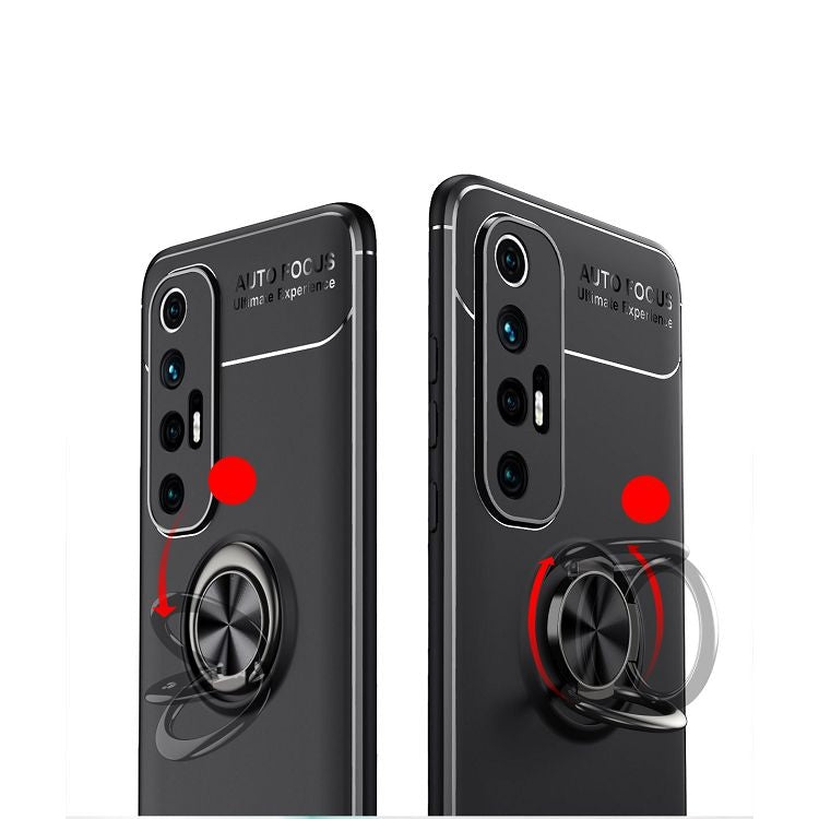 For Xiaomi Mi 10S Metal Ring Holder 360 Degree Rotating TPU Case