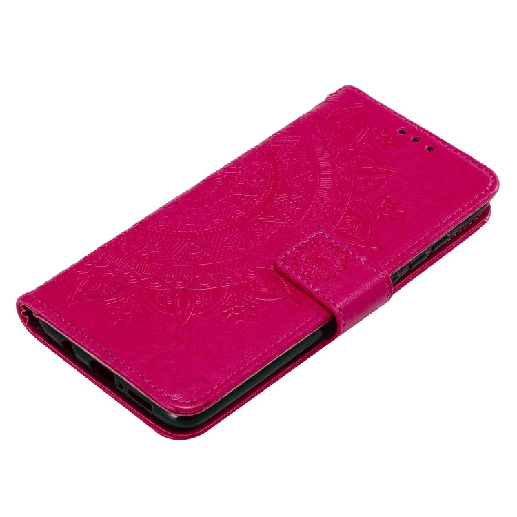 For Xiaomi Redmi 9 Totem Flower Embossed Horizontal Flip TPU + PU Leather Case with Holder & Card Slots & Wallet