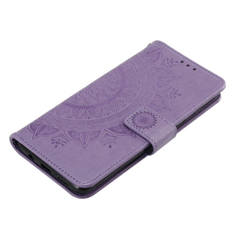 For Xiaomi Redmi 9 Totem Flower Embossed Horizontal Flip TPU + PU Leather Case with Holder & Card Slots & Wallet
