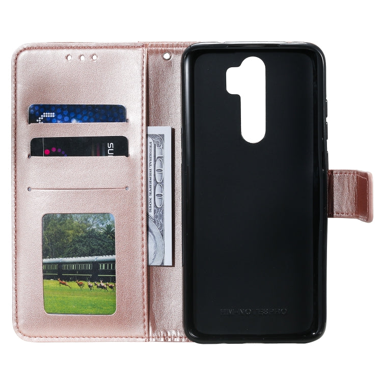 For Xiaomi Redmi 9 Totem Flower Embossed Horizontal Flip TPU + PU Leather Case with Holder & Card Slots & Wallet