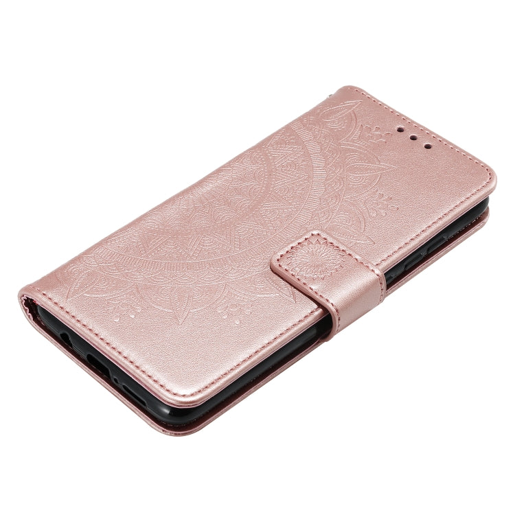 For Xiaomi Redmi 9 Totem Flower Embossed Horizontal Flip TPU + PU Leather Case with Holder & Card Slots & Wallet