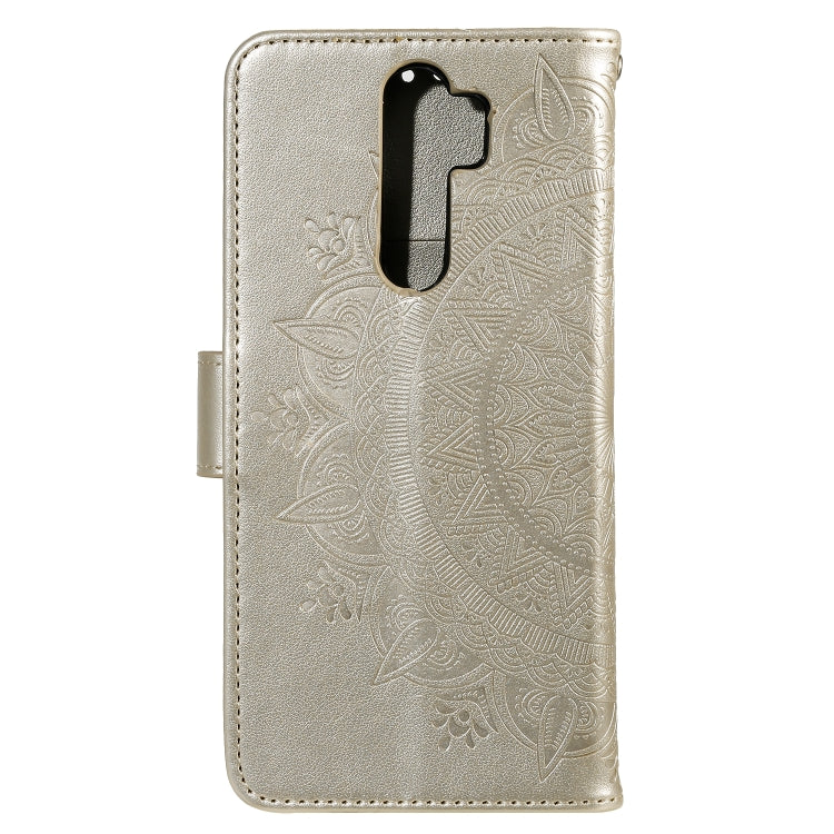 For Xiaomi Redmi 9 Totem Flower Embossed Horizontal Flip TPU + PU Leather Case with Holder & Card Slots & Wallet