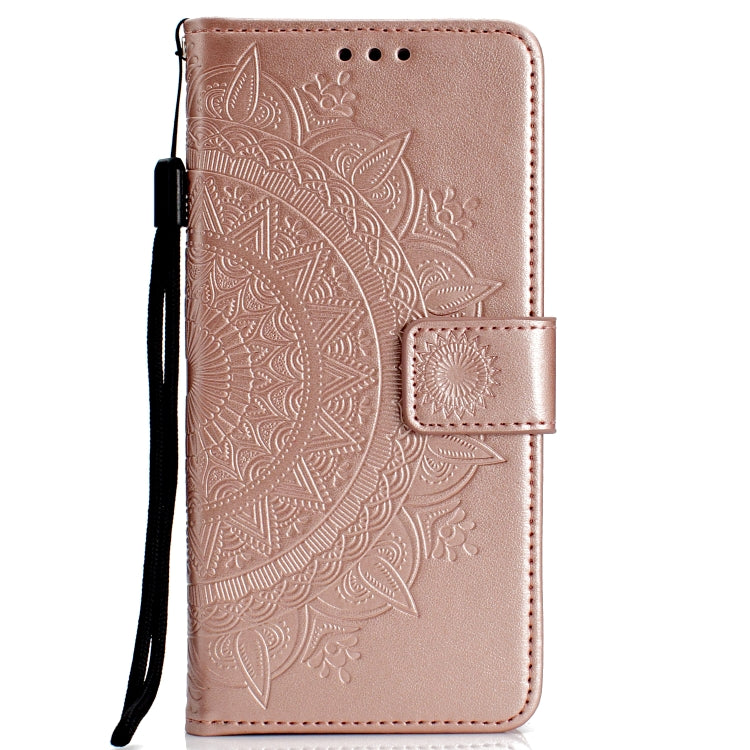 For Xiaomi Redmi 9A Totem Flower Embossed Horizontal Flip TPU + PU Leather Case with Holder & Card Slots & Wallet