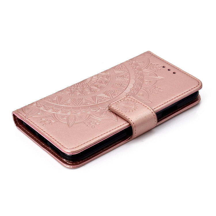 For Xiaomi Redmi 9A Totem Flower Embossed Horizontal Flip TPU + PU Leather Case with Holder & Card Slots & Wallet