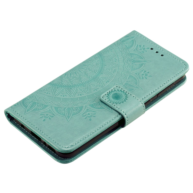 For Xiaomi Redmi 9C Totem Flower Embossed Horizontal Flip TPU + PU Leather Case with Holder & Card Slots & Wallet