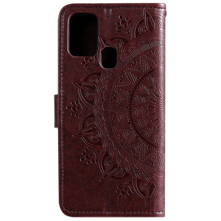 For Xiaomi Redmi 9C Totem Flower Embossed Horizontal Flip TPU + PU Leather Case with Holder & Card Slots & Wallet