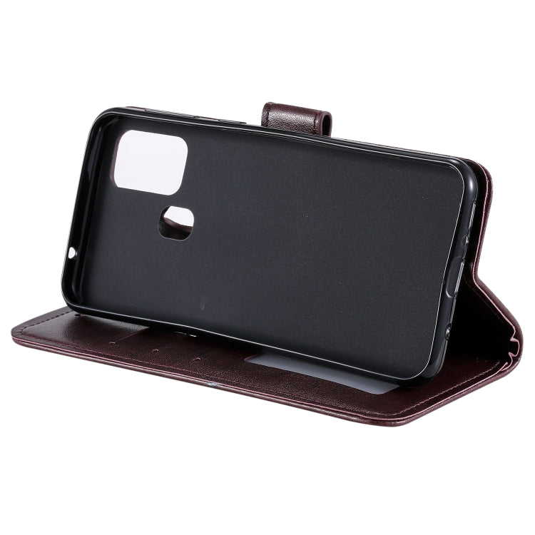 For Xiaomi Redmi 9C Totem Flower Embossed Horizontal Flip TPU + PU Leather Case with Holder & Card Slots & Wallet